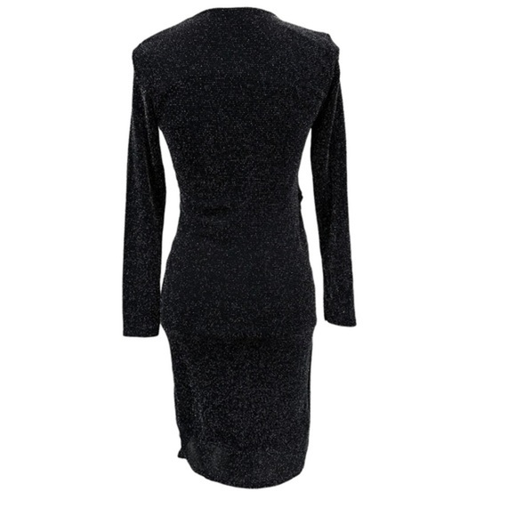 TopShop Maternity Lurex Twist Front Dress - Picture 4 of 5
